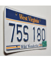 Americká SPZ West Virginia Wild Wonderful 75S 180