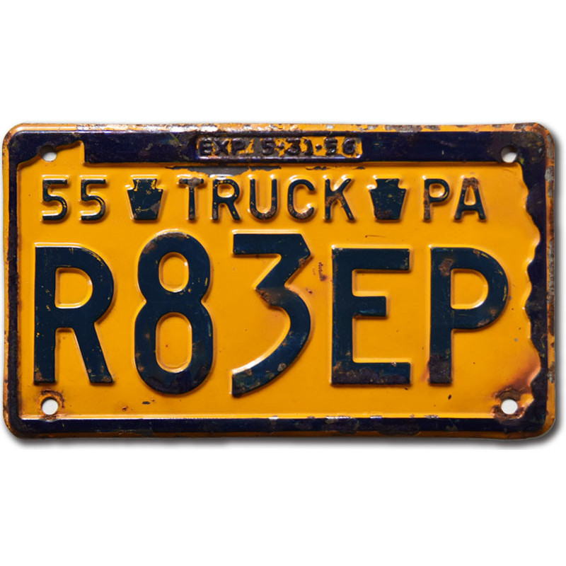 Americká SPZ Pennsylvania 1955 Truck R83EP