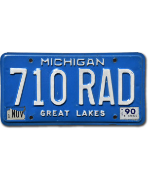 Americká SPZ Michigan Great Lakes 710 RAD