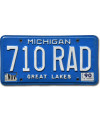 Americká SPZ Michigan Great Lakes 710 RAD