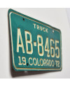 Americká SPZ Colorado 1972 Truck AB-8465