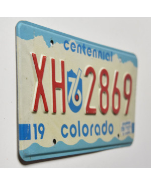 Americká SPZ Colorado 1976 Centennial XH 2869
