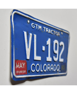 Americká SPZ Colorado 1973 Tractor VL-192
