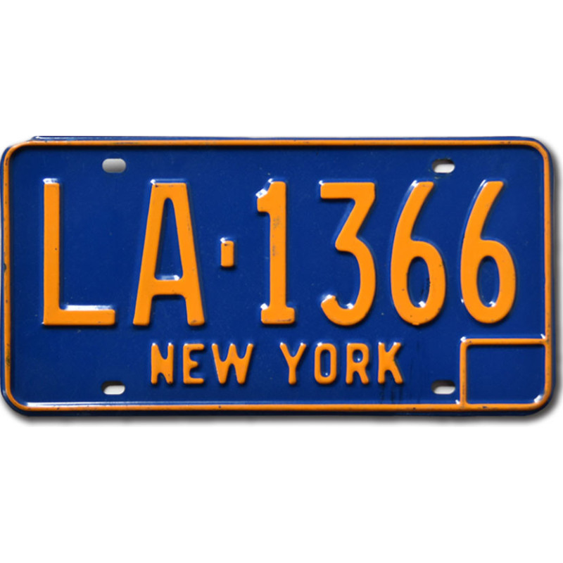 Americká SPZ New York Blue LA-1366