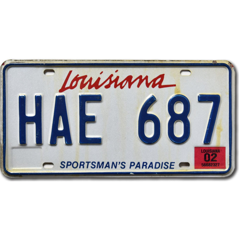 Americká SPZ Louisiana Sportsman´s Paradise HAE 687