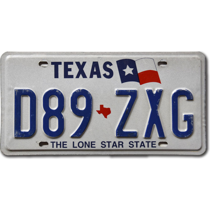 Americká SPZ Texas Lone Star D89 ZXG