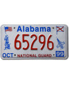 Americká SPZ Alabama National Guard 65296