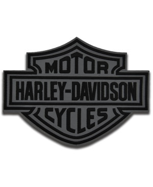 Moto nášivka Harley Davidson Dark XXL reflexní na záda