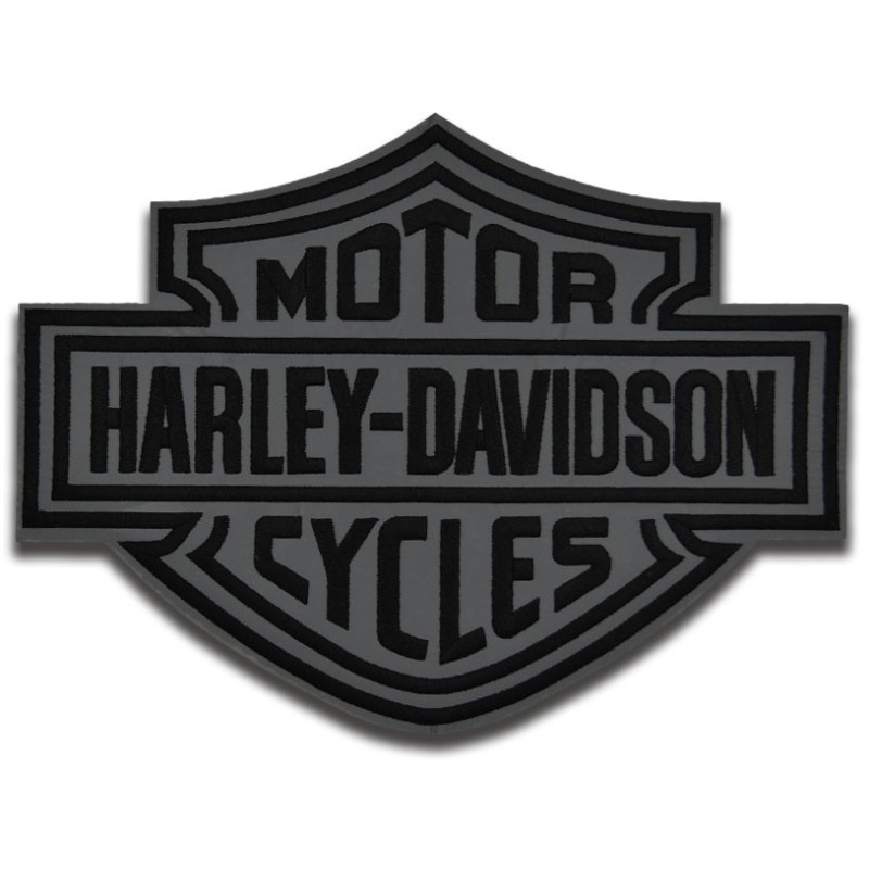Moto nášivka Harley Davidson Dark XXL reflexní na záda