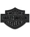 Moto nášivka Harley Davidson Dark XXL reflexní na záda