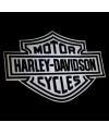 Moto nášivka Harley Davidson Dark XXL reflexní na záda