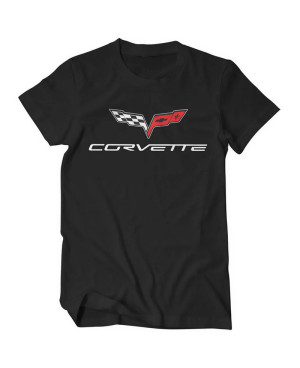 Pánské tričko Chevrolet Corvette C6 logo
