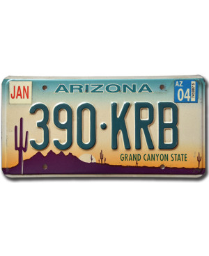Americká SPZ Arizona Grand Canyon 390-KRB