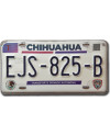Mexická SPZ Chihuahua EJS-825-B