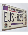 Mexická SPZ Chihuahua EJS-825-B