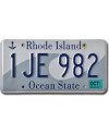Americká SPZ Rhode Island Ocean State 1JE 982