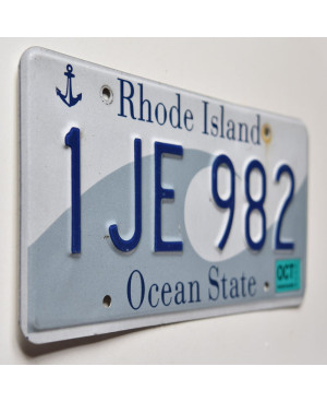 Americká SPZ Rhode Island Ocean State 1JE 982