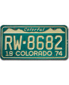 Americká SPZ Colorado 1974 Colorful RW-8682
