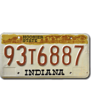 Americká SPZ Indiana Hoosier State 1983