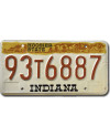 Americká SPZ Indiana Hoosier State 1983