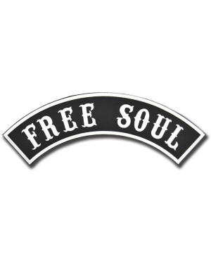 Moto nášivka Free Soul Rocker - XXL na záda