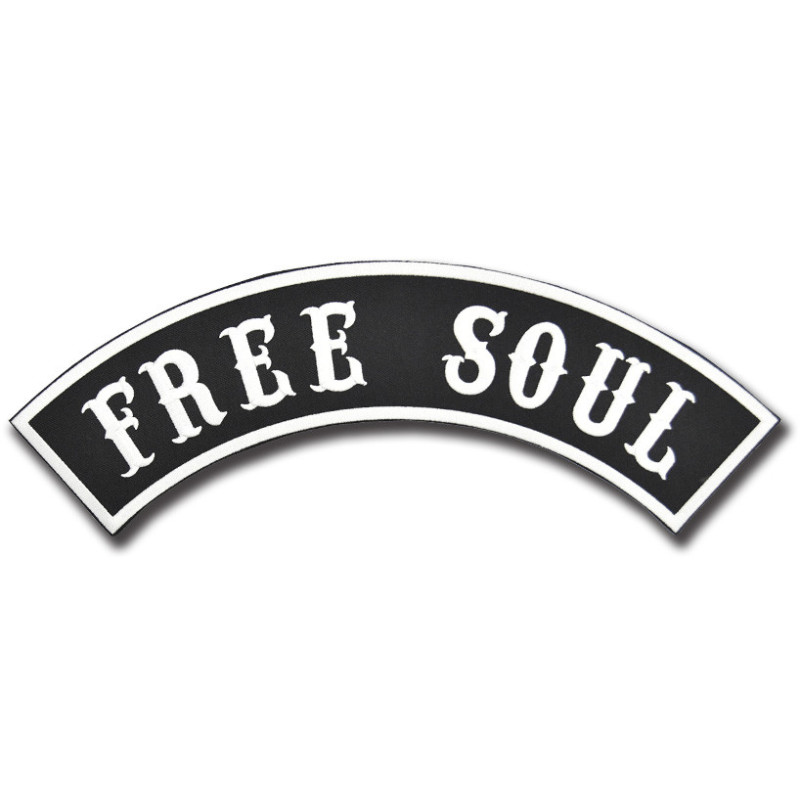 Moto nášivka Free Soul Rocker - XXL na záda