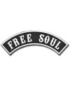 Moto nášivka Free Soul Rocker - XXL na záda
