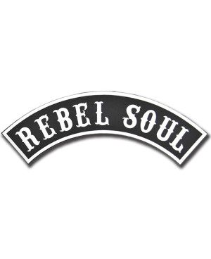 Moto nášivka Rebel Soul Rocker - XXL na záda