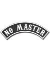 Moto nášivka No Master Rocker - XXL na záda