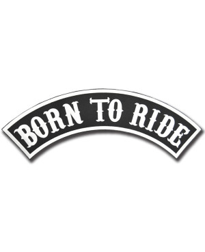 Moto nášivka Born To Ride Rocker - XXL na záda