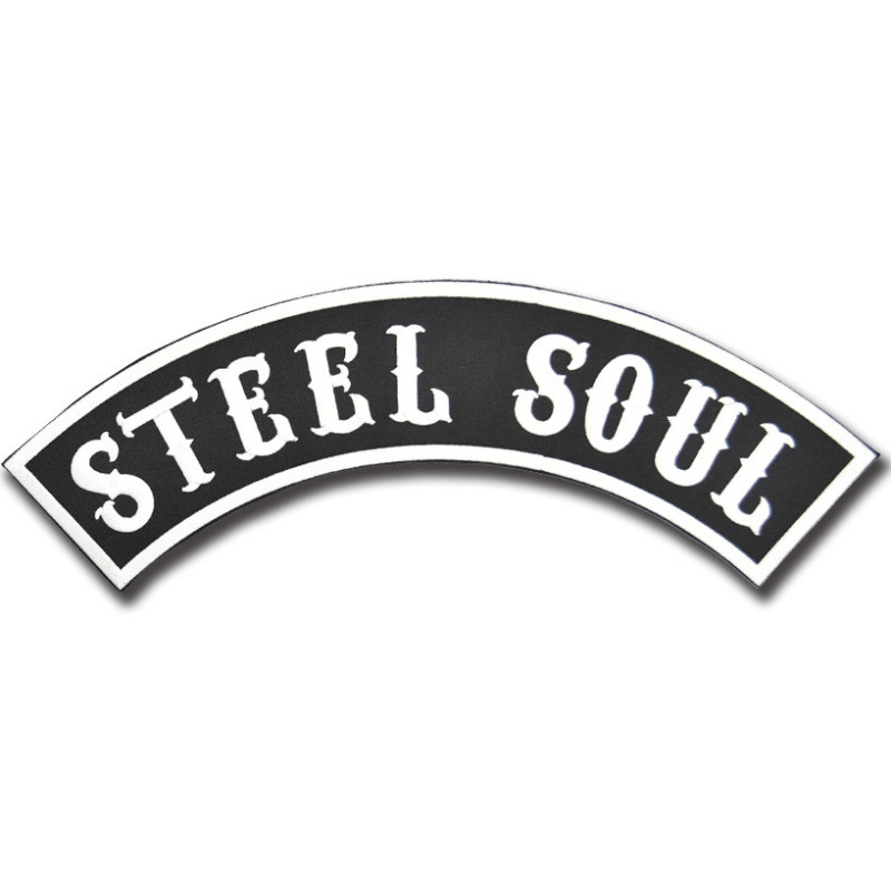 Moto nášivka Steel Soul Rocker - XXL na záda