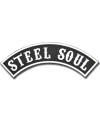 Moto nášivka Steel Soul Rocker - XXL na záda