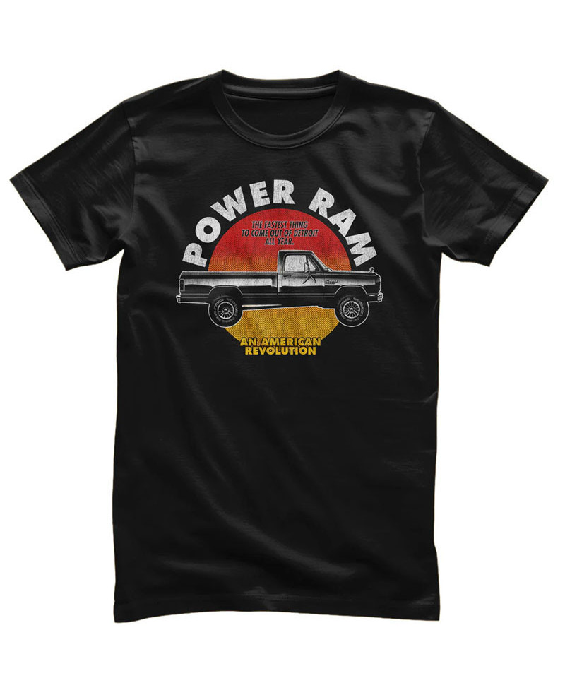 Pánské tričko Power RAM retro
