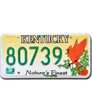 Americká SPZ Kentucky Cardinal 80738