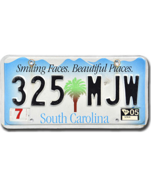 Americká SPZ South Carolina Smiling Faces 325 MJW