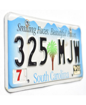 Americká SPZ South Carolina Smiling Faces 325 MJW