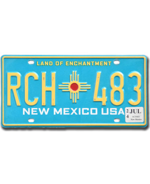 Americká SPZ New Mexico Enchantment Blue RCH 483