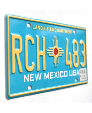 Americká SPZ New Mexico Enchantment Blue RCH 483