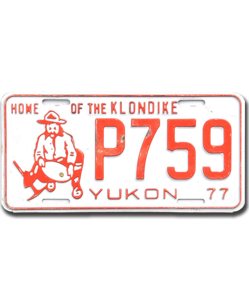 Kanadská SPZ Yukon 1977 Home Of The Klondike P759