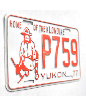 Kanadská SPZ Yukon 1977 Home Of The Klondike P759