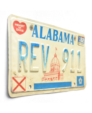 Americká SPZ Alabama 1982 Capitol EREV 911
