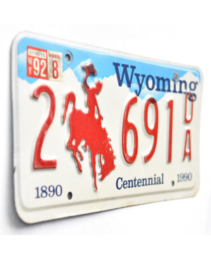 Americká SPZ Wyoming Centennial 2 6910A