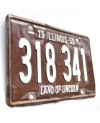 Americká SPZ Illinois 1959 Brown 318 341