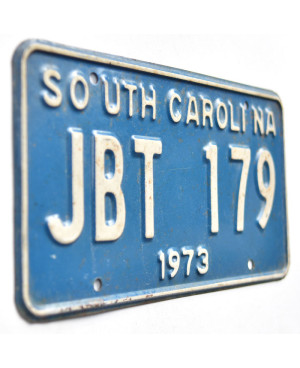 Americká SPZ South Carolina 1973 Blue JBT 179