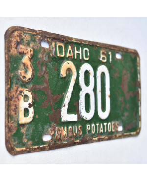 Americká SPZ Idaho 1961 Famous Potatoes Green 3B 280