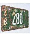 Americká SPZ Idaho 1961 Famous Potatoes Green 3B 280
