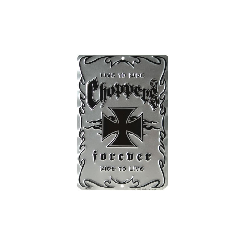 Plechová cedule Choppers forever Plechová cedule Choppers forever