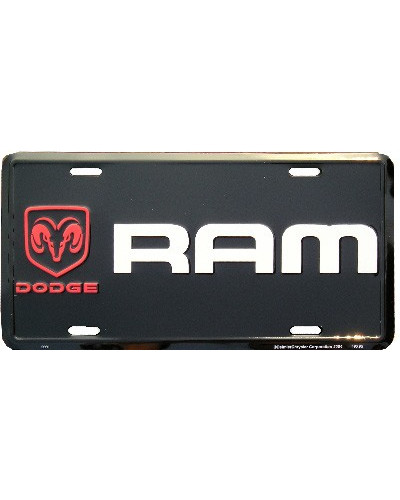Americká SPZ Dodge RAM