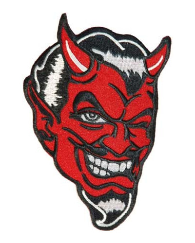 Moto nášivka Devil 12 cm x 8 cm