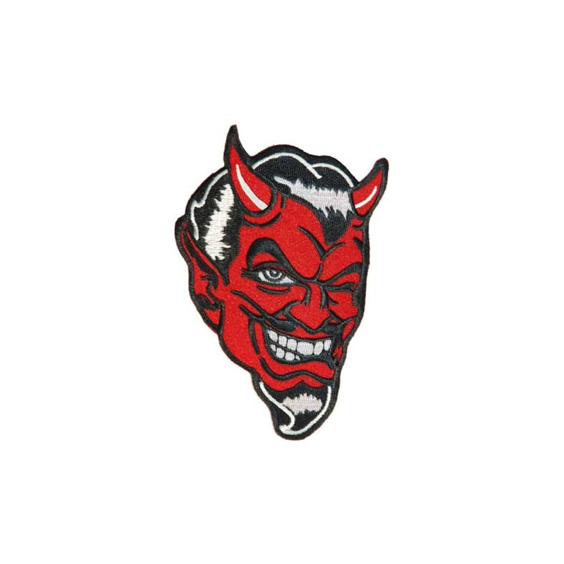 Moto nášivka Devil 6 cm x 9 cm Moto nášivka Devil 6 cm x 9 cm